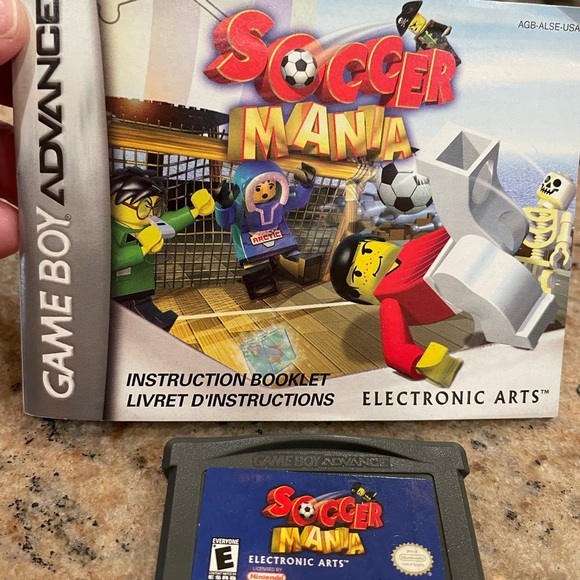 Game Boy Advance Lego Soccer Mania Instruction Booklet and Game, - Picture 1 of 1